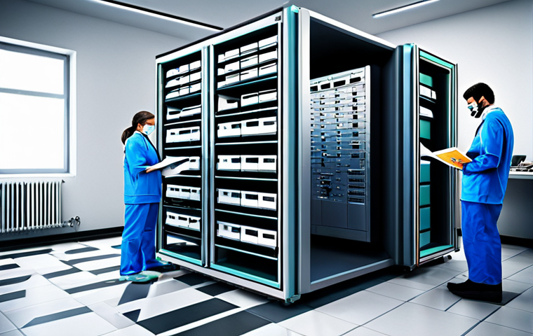Data Privacy**
"A secure digital vault protecting medical records, surrounded by ethical safeguards, professional data scientists working responsibly in the background, fully clothed, appropriate content, safe for work, perfect anatomy, natural proportions, data security concept, professional illustration, high quality"
**