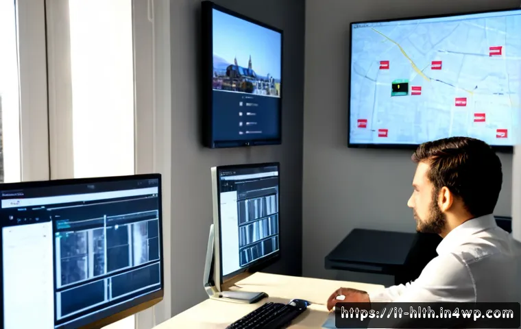 AI 기반 영상 분석의 신뢰성 확보 방법 - Photorealistic Italian data analyst in a bright modern Milan office reviewing AI video analysis resu...